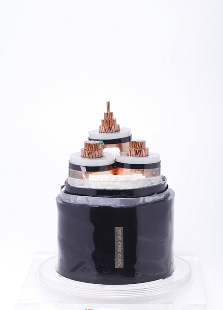 سعة عالية 3.6/6KV كابل الطاقة الأساسي أحادي مع موصل النحاس وعزل XLPE للتطبيقات العلوية