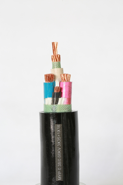 كابل مسطح 300/500V كابل نحاسي صلب