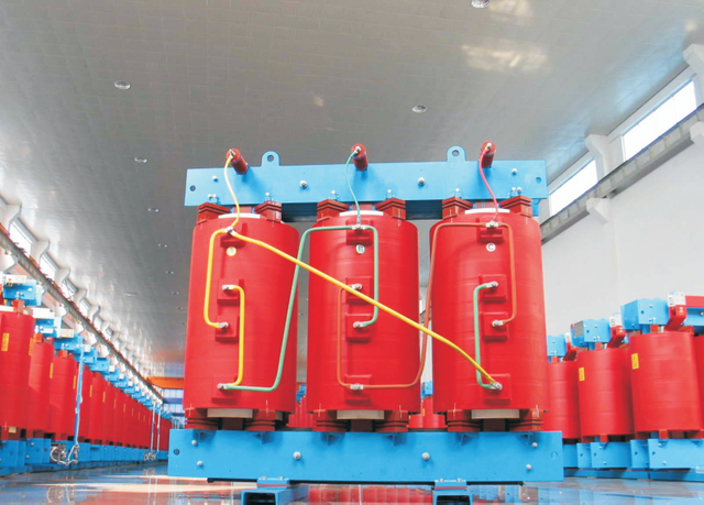 محول طاقة جاف من النوع الجاف 35kV مع مغير الصنبور على الحمل