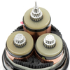 كابل طاقة معزول متوسطة متوسطة الجهد XLPE مع التغميد PVC مقابل 3.6-6KV و 26-35KV تقييمات